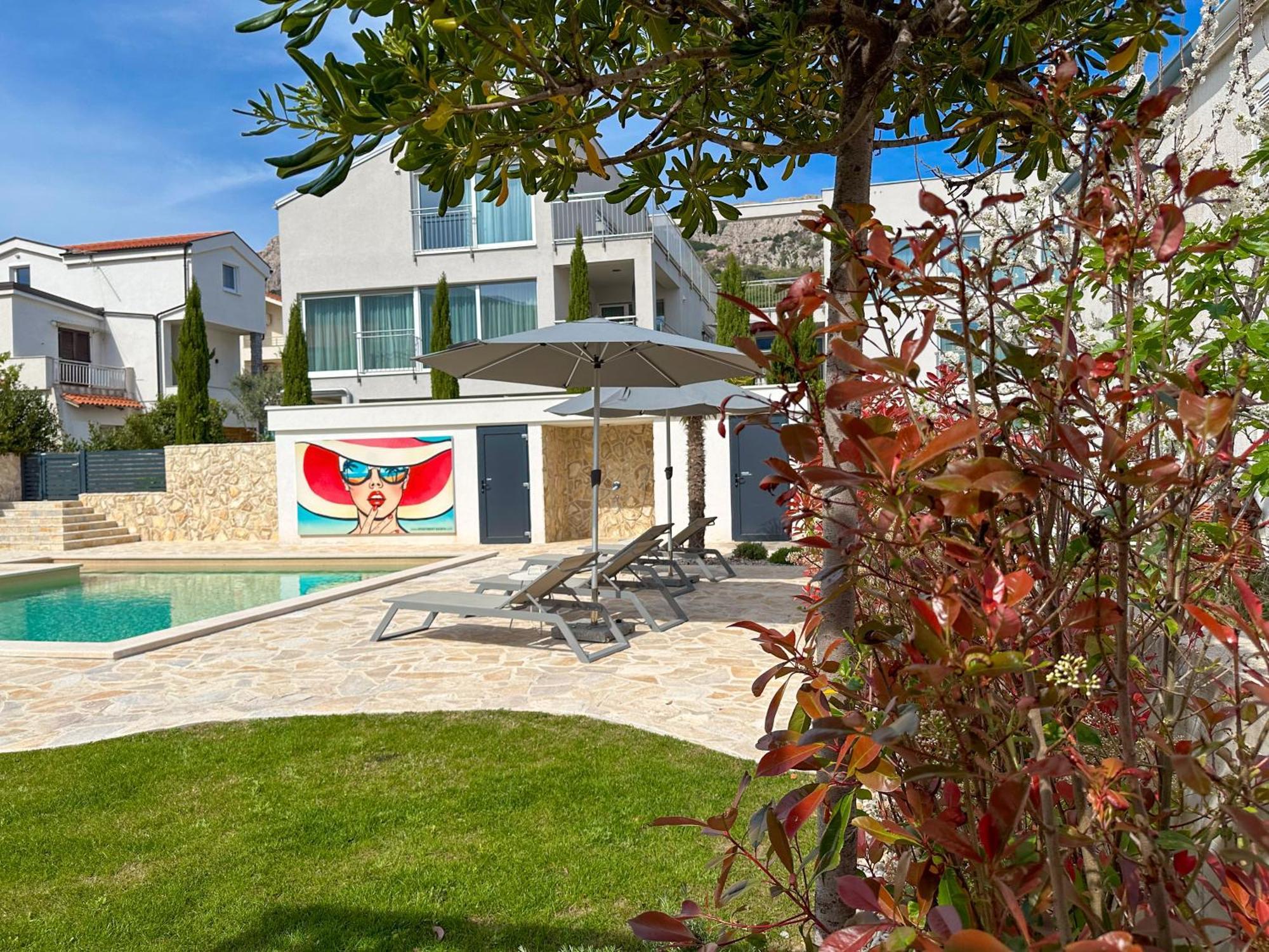 Apartment Baska, Exklusive Apartments Mit Poolarea In Baska, Krk - Kroatien Экстерьер фото