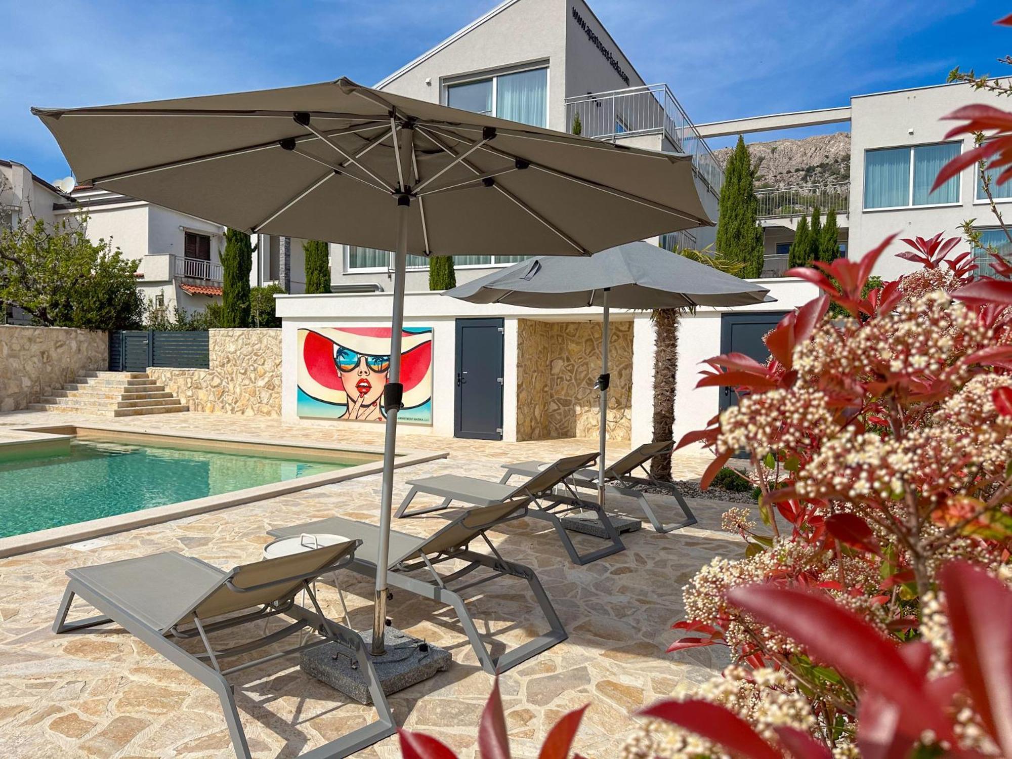 Apartment Baska, Exklusive Apartments Mit Poolarea In Baska, Krk - Kroatien Экстерьер фото