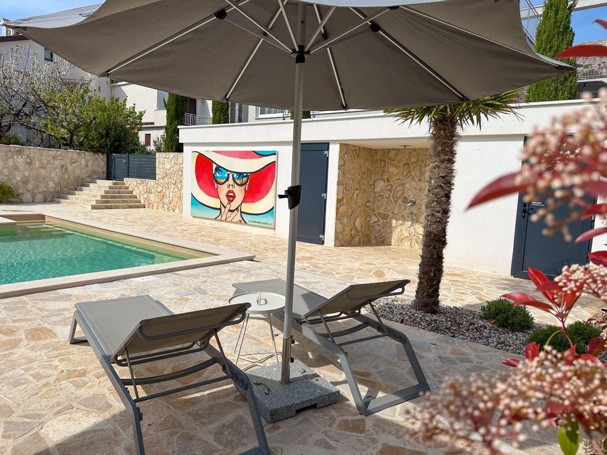 Apartment Baska, Exklusive Apartments Mit Poolarea In Baska, Krk - Kroatien Экстерьер фото