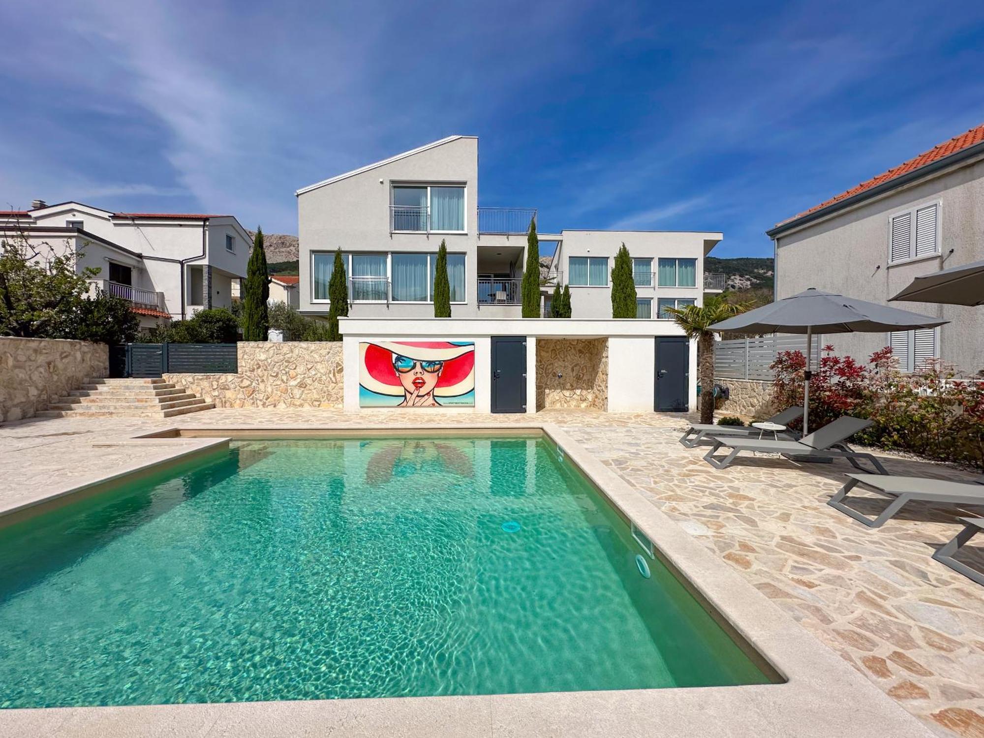 Apartment Baska, Exklusive Apartments Mit Poolarea In Baska, Krk - Kroatien Экстерьер фото